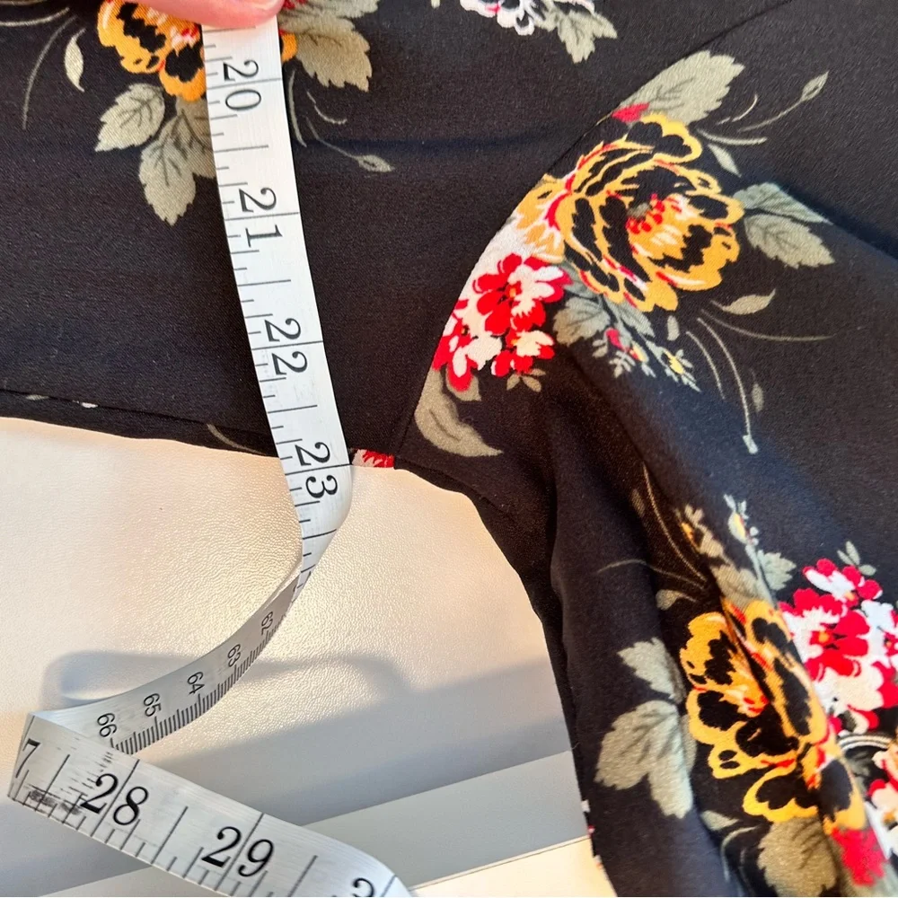 LOFT Outlet | Black Floral Dress - Picture 6 of 6
